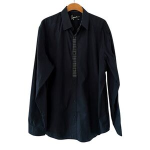 Men’s Hause of Howe Black Long Sleeve Button-Up Shirt